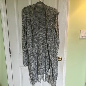 Gray Knit Women's Sweater